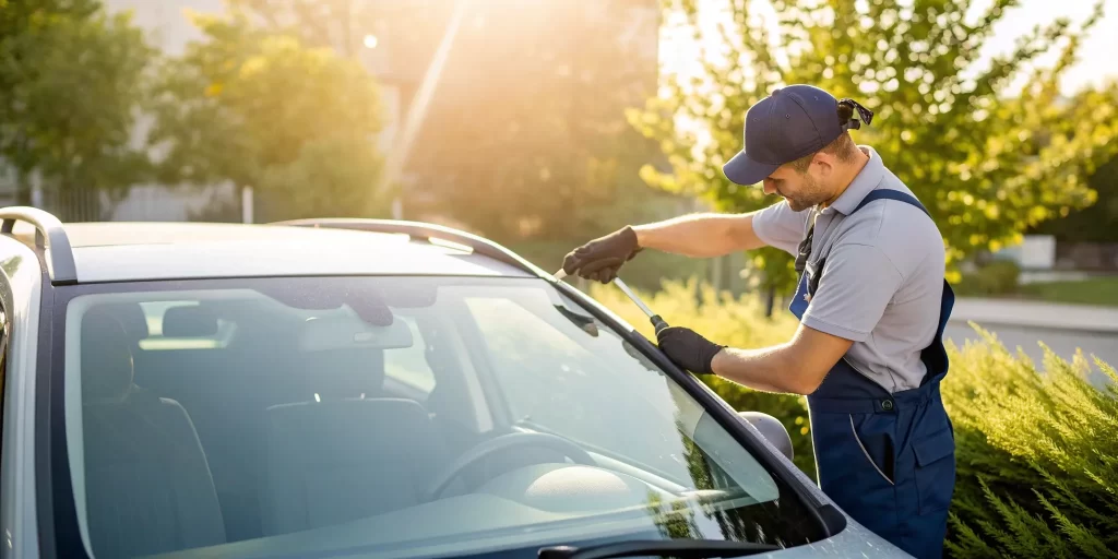 Same-day auto glass repair.